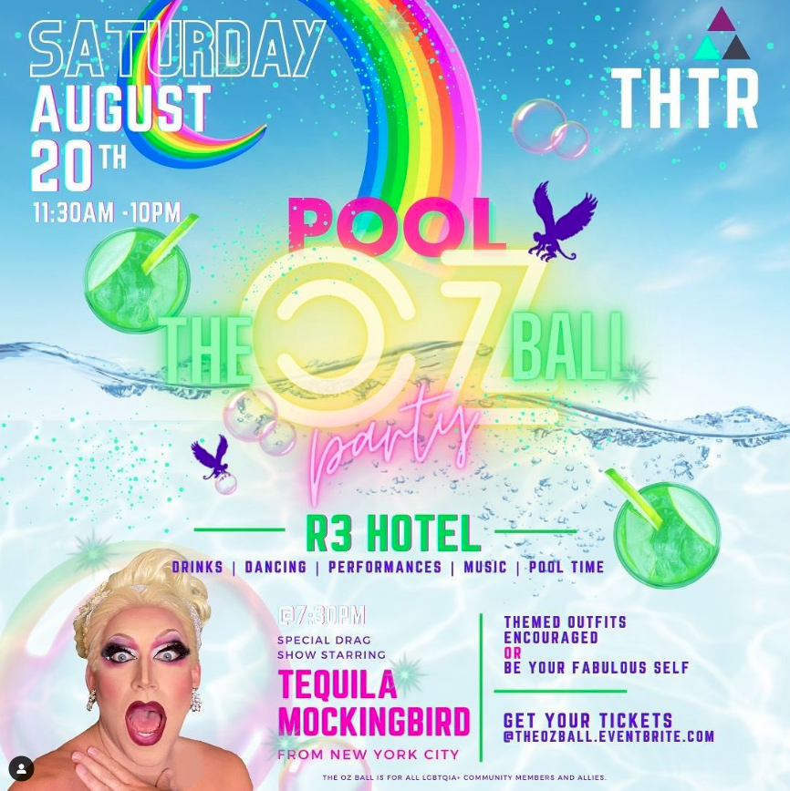 The OZ Ball Pool Party and Drag Show